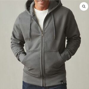 NEW American Giant American Giant Men's Classic Full Zip Hoodie Dark Gray Size L